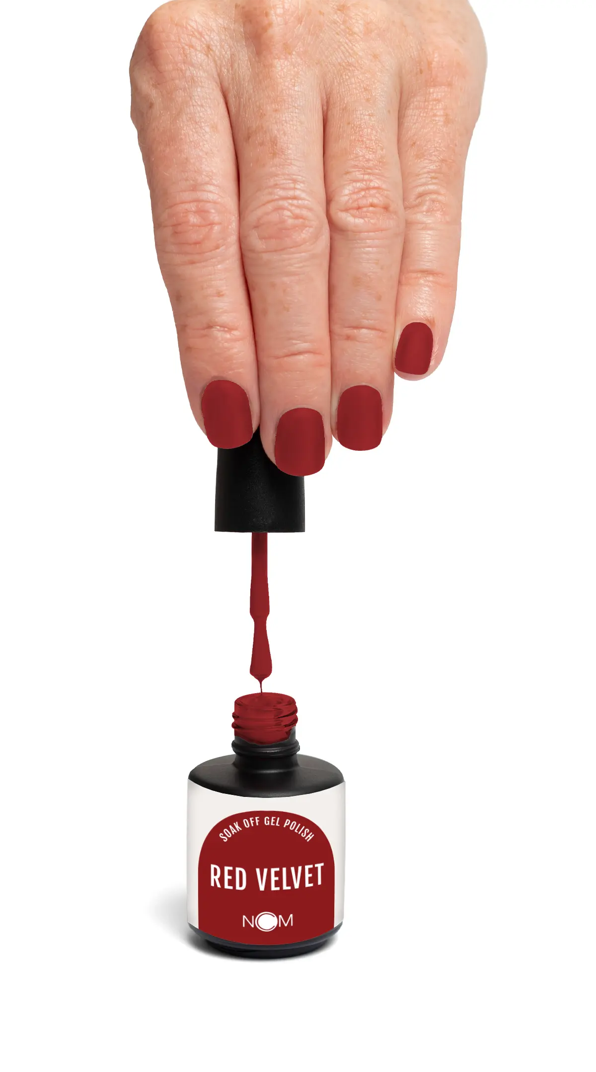 NCM Soak Off Gel Polish Red Velvet rood