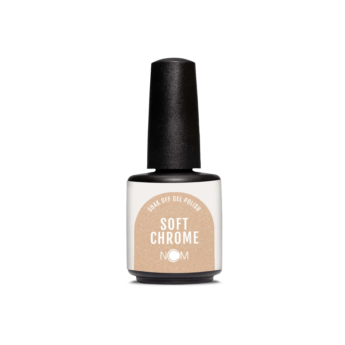 NCM Soak Off Gel Polish Soft Chrome beige glitter