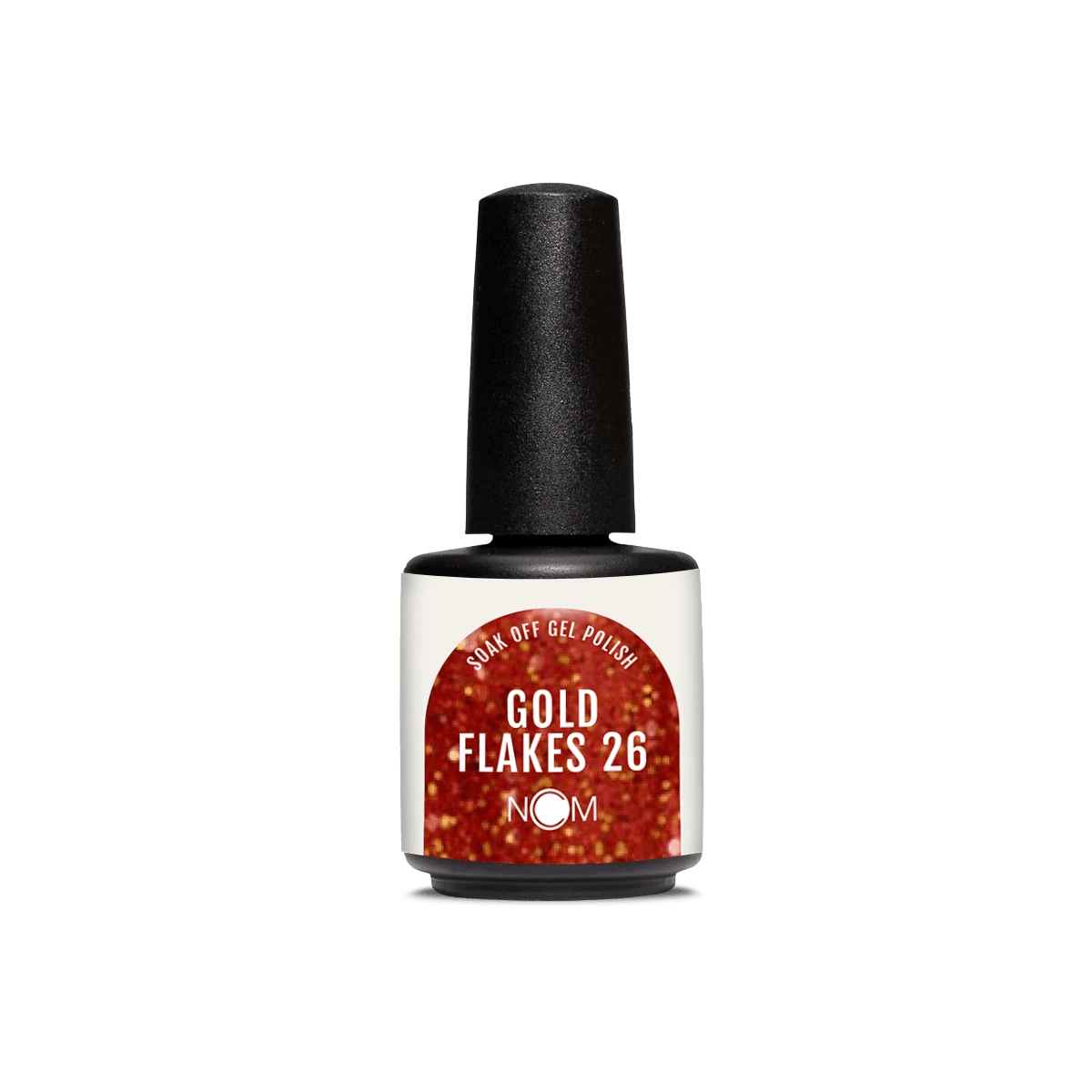 NCM Soak Off Gel Polish Gold Flakes 26