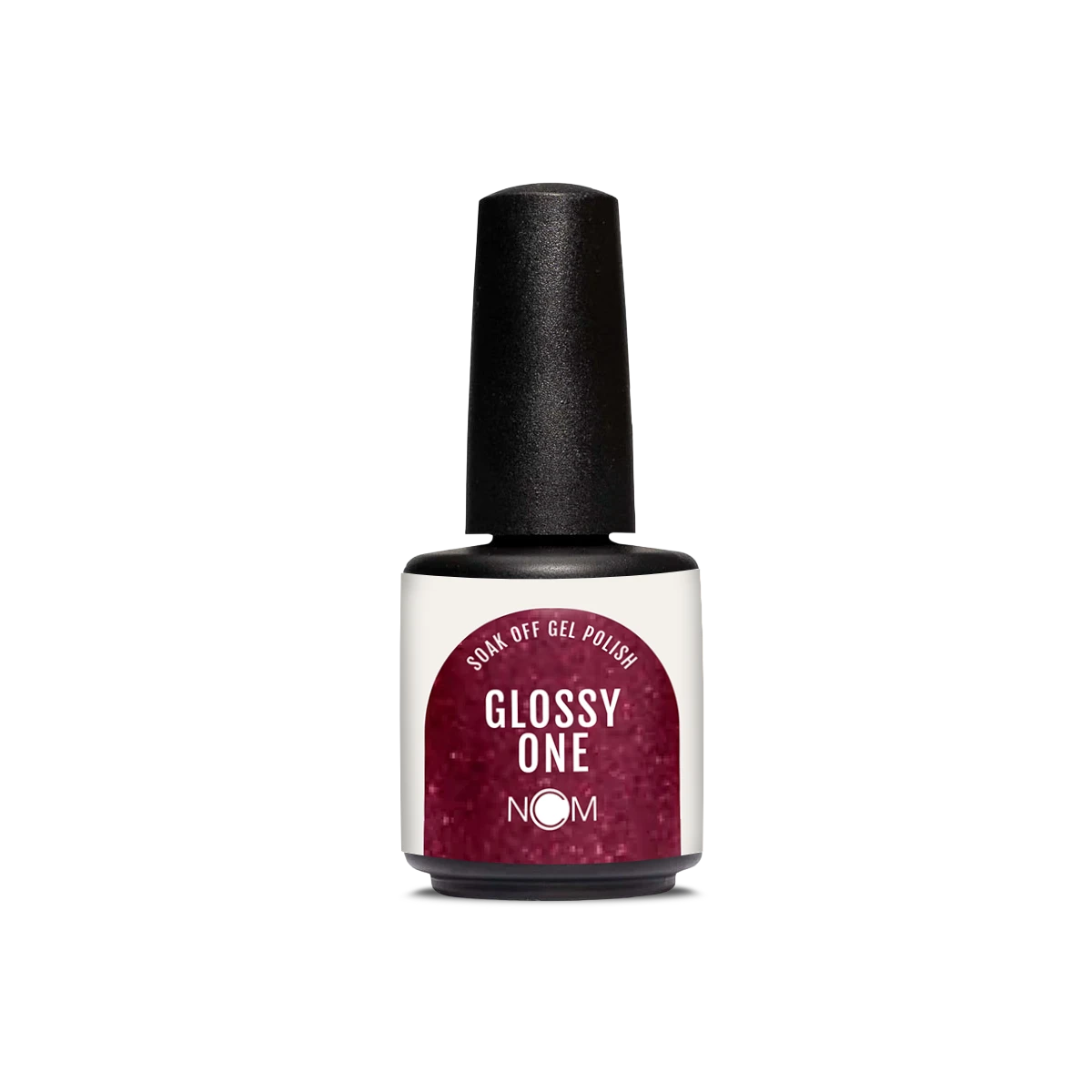 NCM Soak Off Gel Polish Glosy One rood glitter