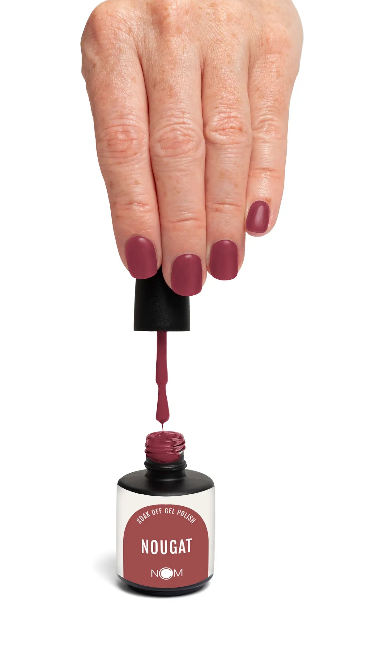 NCM Soak Off Gel Polish Nougat rood roze
