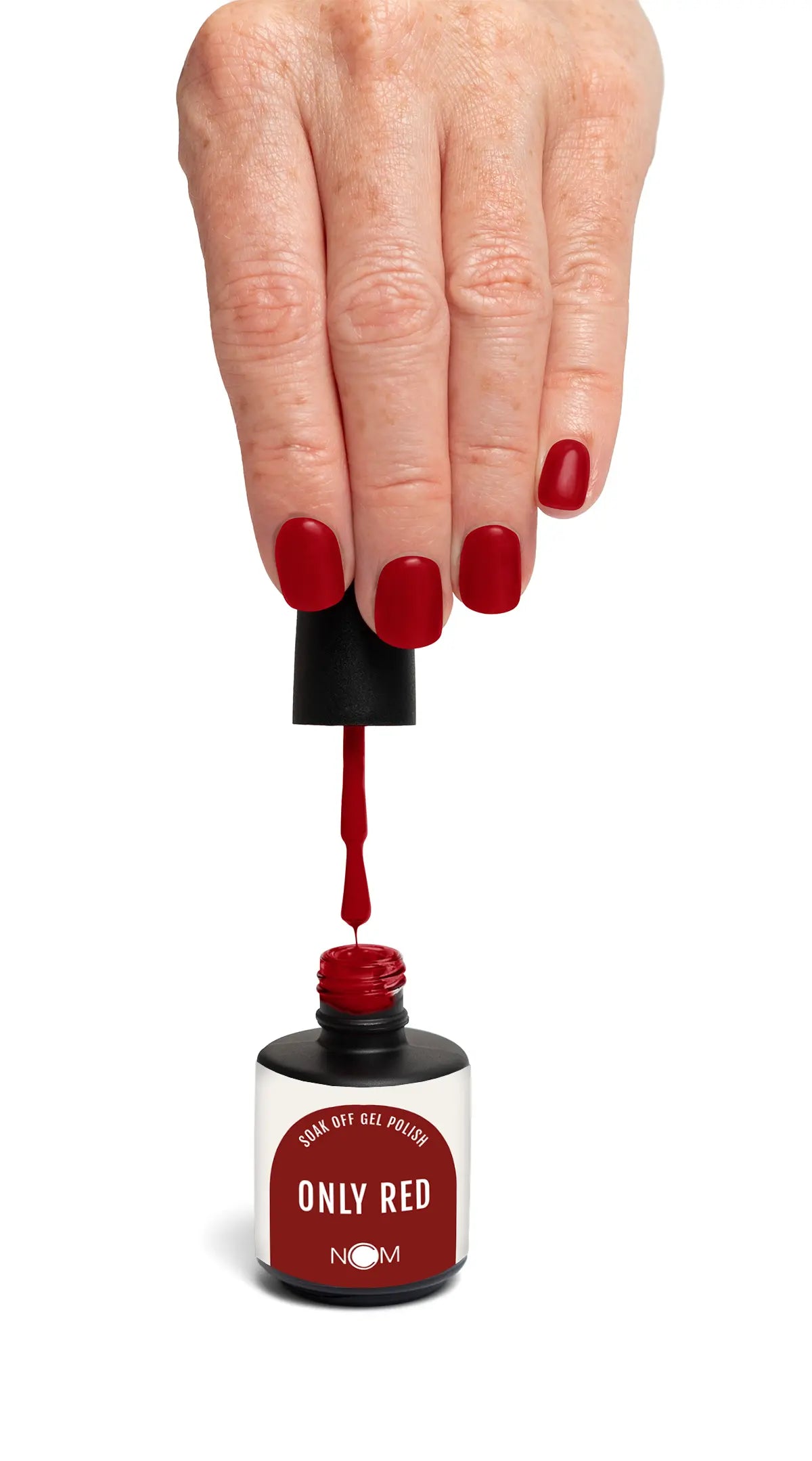 NCM Soak Off Gel Polish Only Red rood