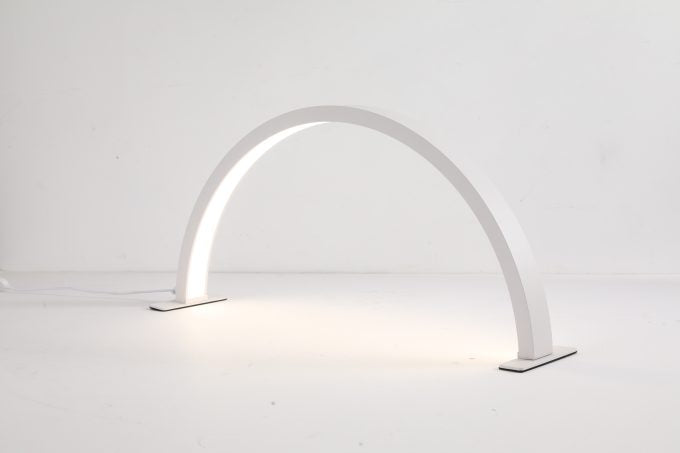 Half Moon Tafellamp Wit